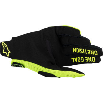 ALPINESTARS Radar Pro MX Gloves - Fluo Yellow - Small  3560325-55-S