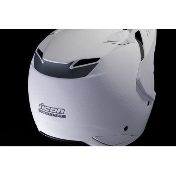 ICON Elsinore™ Motorcycle Helmet - Monotype - White - Large 0104-3311