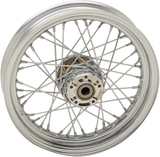 DRAG SPECIALTIES Front Wheel - Dual Disc/No ABS - Chrome - 16"x3.00" - ' 08+ FLT 64416A