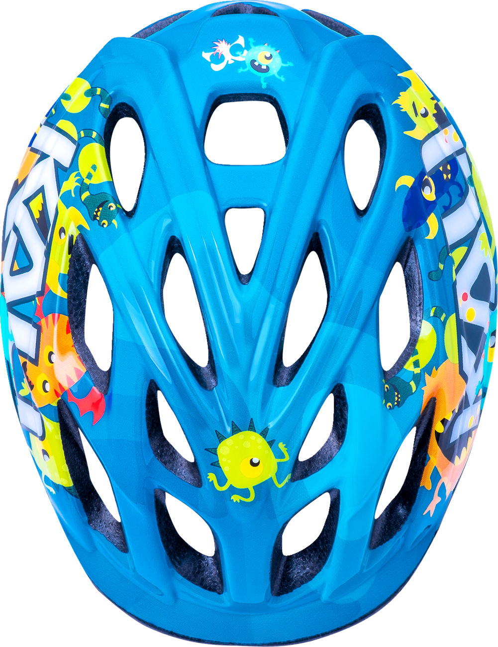 KALI Child Chakra Bicycle Helmet - Monsters - Blue - Small 0221020415