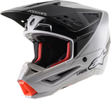 ALPINESTARS SM5 Motorcycle Helmet - Rayon - Gray/Black/Silver - Medium 8304121-928-MD