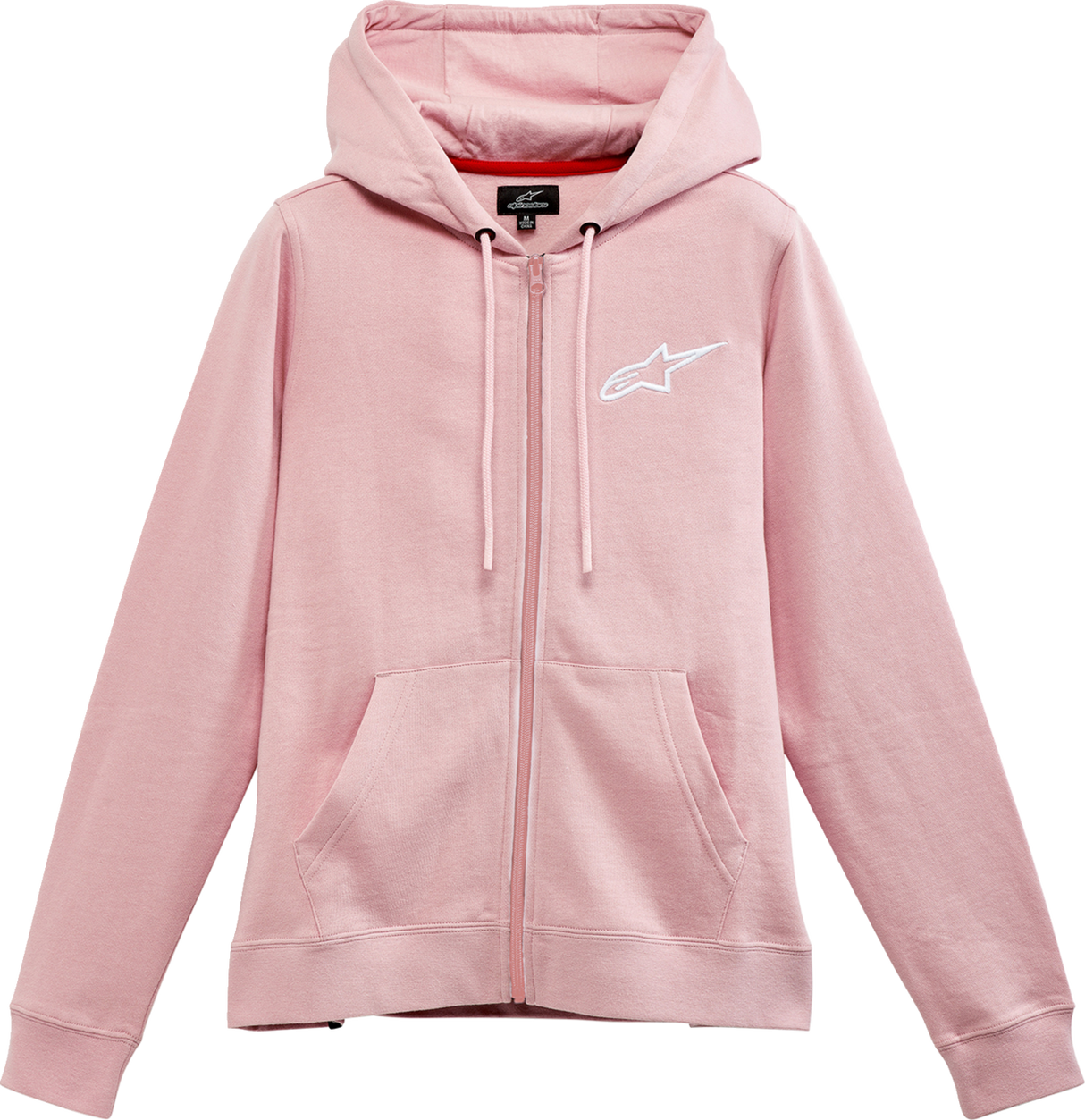 ALPINESTARS Women's Ageless Zip Hoodie - Pink/White - Small 1232518003110S