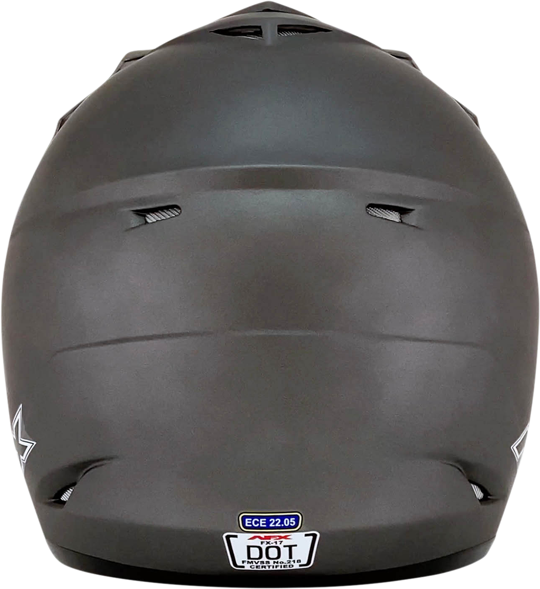 AFX FX-17 Motorcycle Helmet - Frost Gray - Small 0110-3432