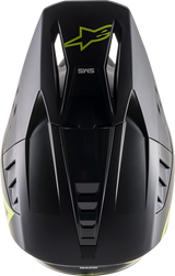 ALPINESTARS SM5 Motorcycle Helmet - Compass - Matte Black/Yellow Fluo - XS 8303321-1559-XS