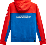 ALPINESTARS H Block Hoodie - Warm Red/Bright Blue - Medium 1213510703171M