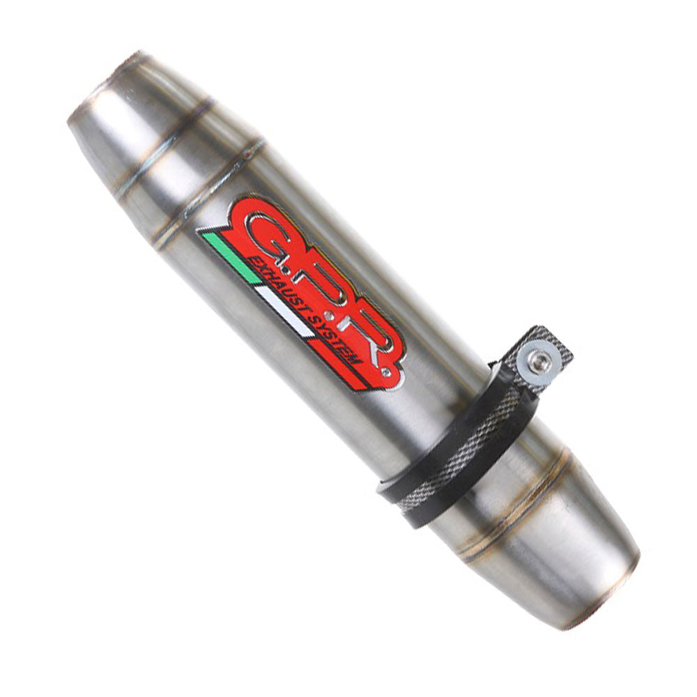 GPR Exhaust System Fantic Motor XMF 125 2021-2023, Deeptone Inox, Slip-on Exhaust Including Removable DB Killer, Link Pipe and catalyst