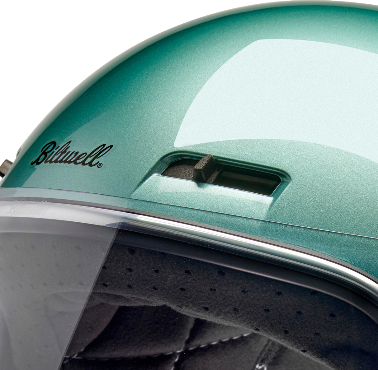 BILTWELL Gringo SV Motorcycle Helmet - Metallic Seafoam - Medium 1006-313-503