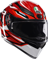 AGV K1 S Motorcycle Helmet - Lion - Black/Red/White - Small 2118394003-035-S