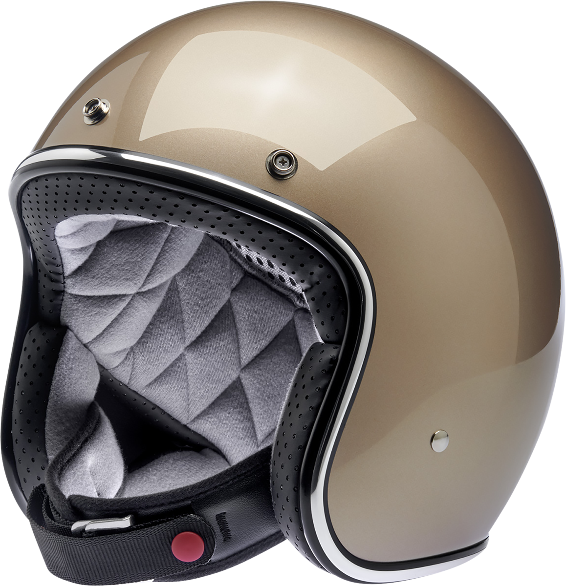 BILTWELL Bonanza Motorcycle Helmet - Metallic Champagne - XS 1001-328-201