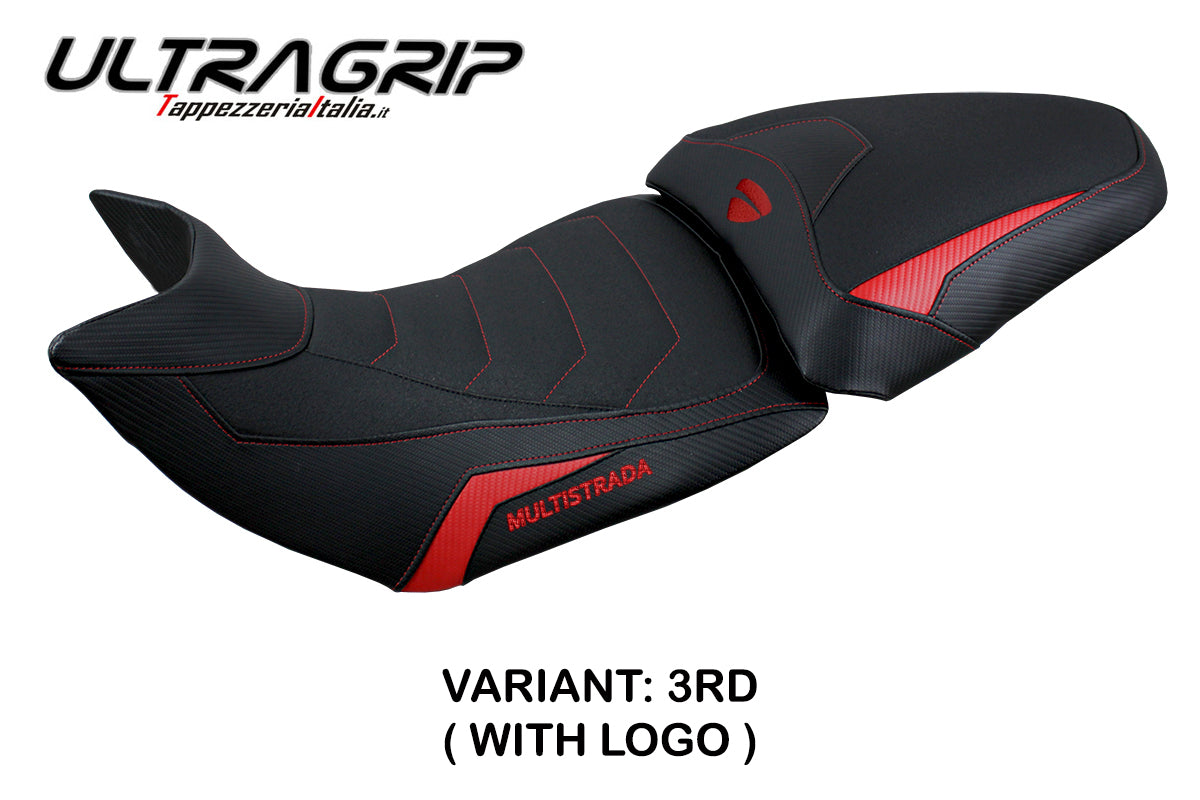 Ducati Multistrada 1200 1260 Seat Cover Tappezzeria 2015-2020 Ultragrip Red