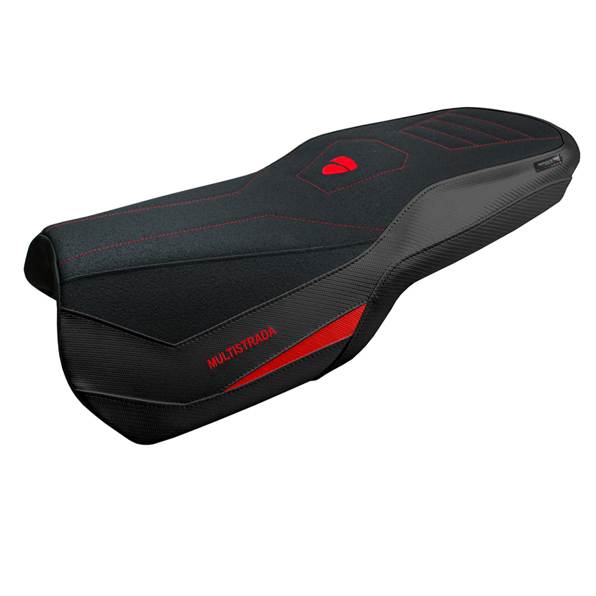 Ducati Multistrada V4 2021-2024 Rally Seat Cover Tappezzeria Ultragrip Black