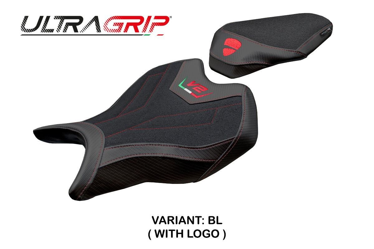 Ducati Panigale V2 2025 Seat Cover Tappezzeria Ultragrip Black