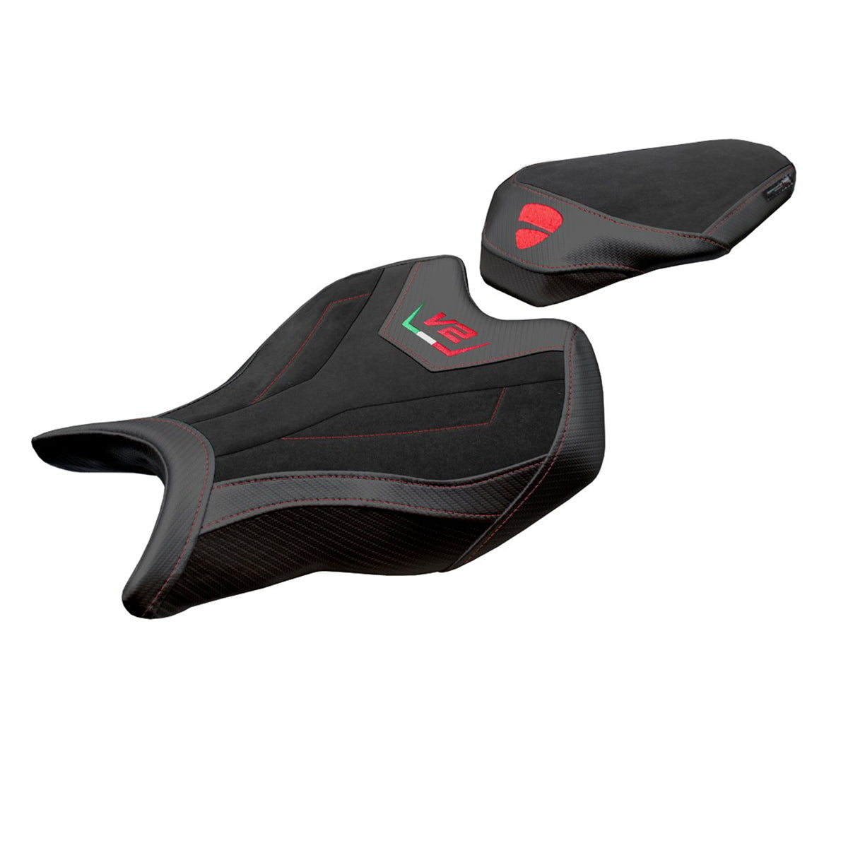 Ducati Panigale V2 2025 Seat Cover Tappezzeria Velvet Black