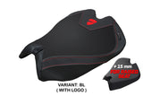 Ducati Panigale V4 2025 Seat Cover Tappezzeria Black Logo Ducati