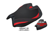Ducati Panigale V4 2025 Seat Cover Tappezzeria Red Black Logo Ducati