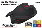 Ducati Panigale V4 2025 Seat Cover Tappezzeria Comfort Black Logo Ducati