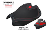 Ducati Panigale V4 2025 Seat Cover Tappezzeria Comfort Black Logo Ducati