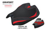 Ducati Panigale V4 2025 Seat Cover Tappezzeria Comfort Red Black Logo Ducati