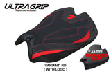Ducati Panigale V4 2025 Seat Cover Tappezzeria Ultragrip Red Black Logo Ducati