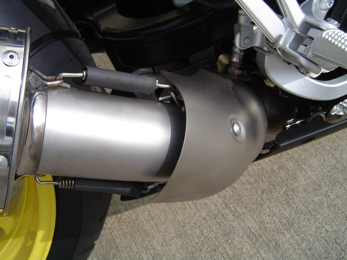 GPR Exhaust for Bmw K1200GT 2006-2008, M3 Titanium Natural, Slip-on Exhaust Including Removable DB Killer and Link Pipe