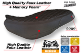 Ducati Scrambler 400 800 1100 Seat Cover Tappezzeria 2015-2023 Comfort DarkBrown