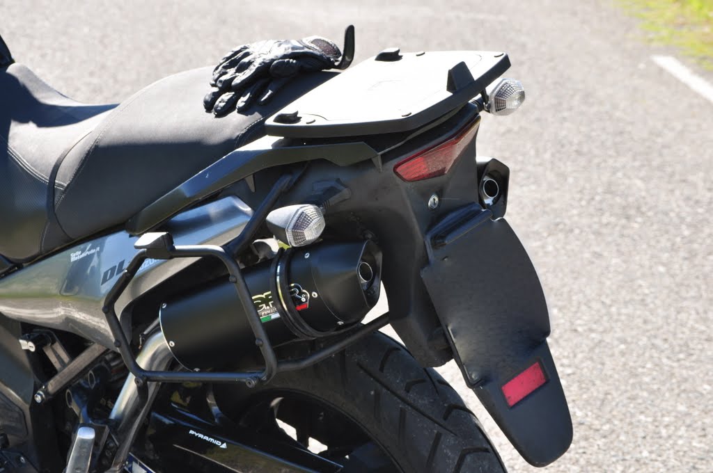 GPR Exhaust System Suzuki V-Strom DL1000 2002-2013, Furore Nero, Dual slip-on Including Removable DB Killers and Link Pipes