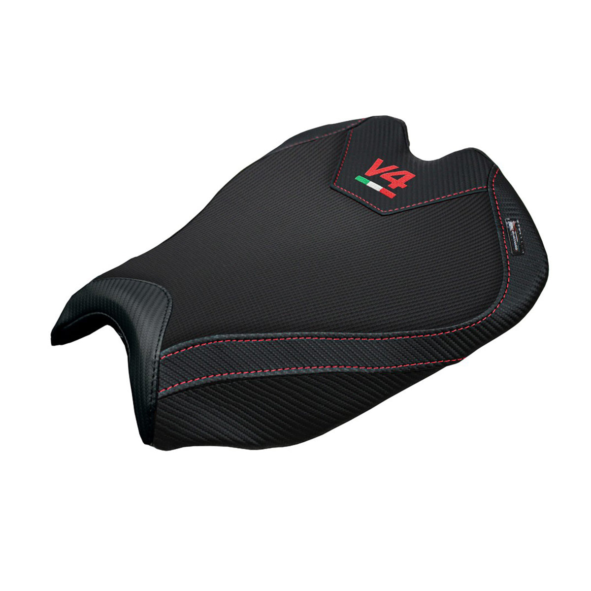 Ducati streetfighter V4 2025 Seat Cover Tappezzeria Black Logo V4