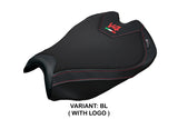Ducati streetfighter V4 2025 Seat Cover Tappezzeria Black Logo V4
