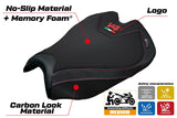 Ducati streetfighter V4 2025 Seat Cover Tappezzeria Comfort Black Logo V4