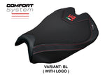 Ducati streetfighter V4 2025 Seat Cover Tappezzeria Comfort Black Logo V4