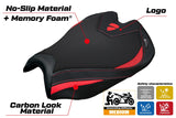 Ducati streetfighter V4 2025 Seat Cover Tappezzeria Comfort Red Black