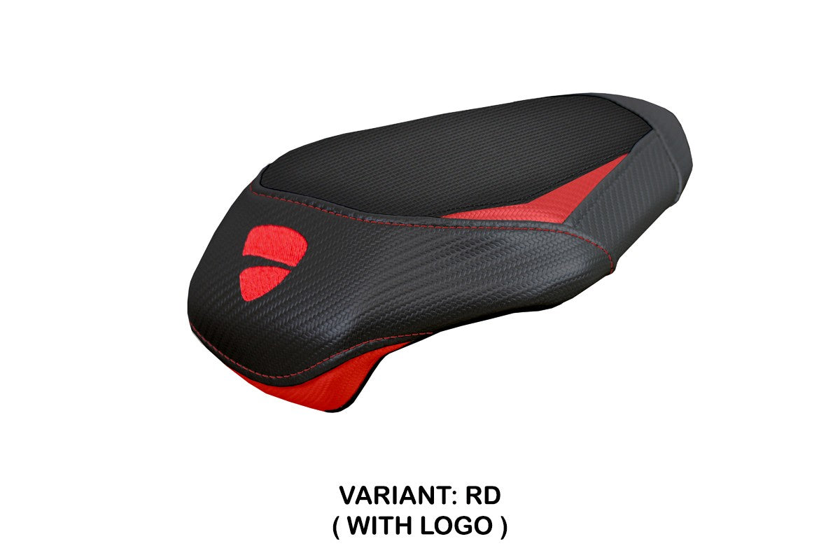 Ducati streetfighter V4 2025 Rear Seat Cover Tappezzeria Red Black