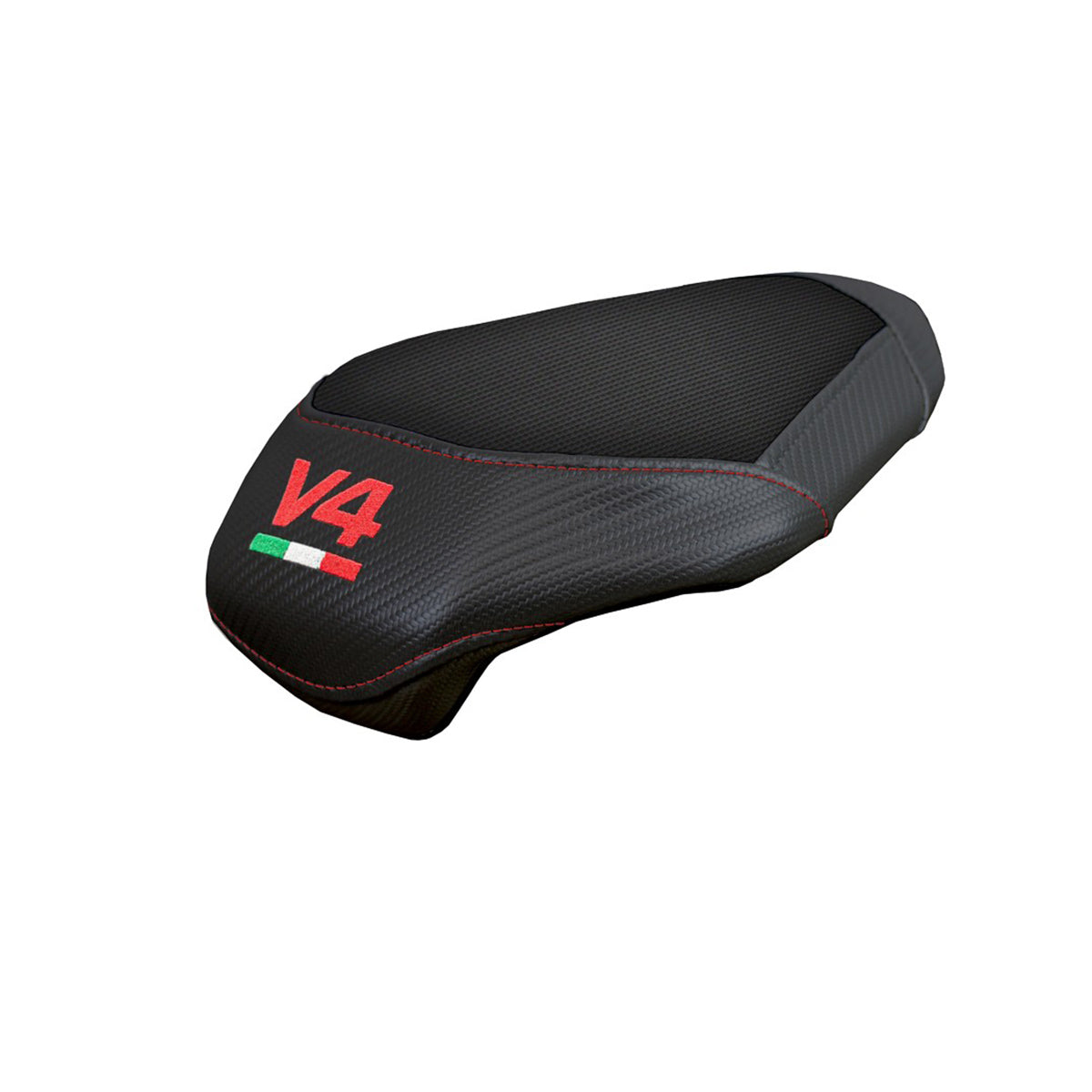 Ducati streetfighter V4 2025 Rear Seat Cover Tappezzeria Comfort Black Logo V4