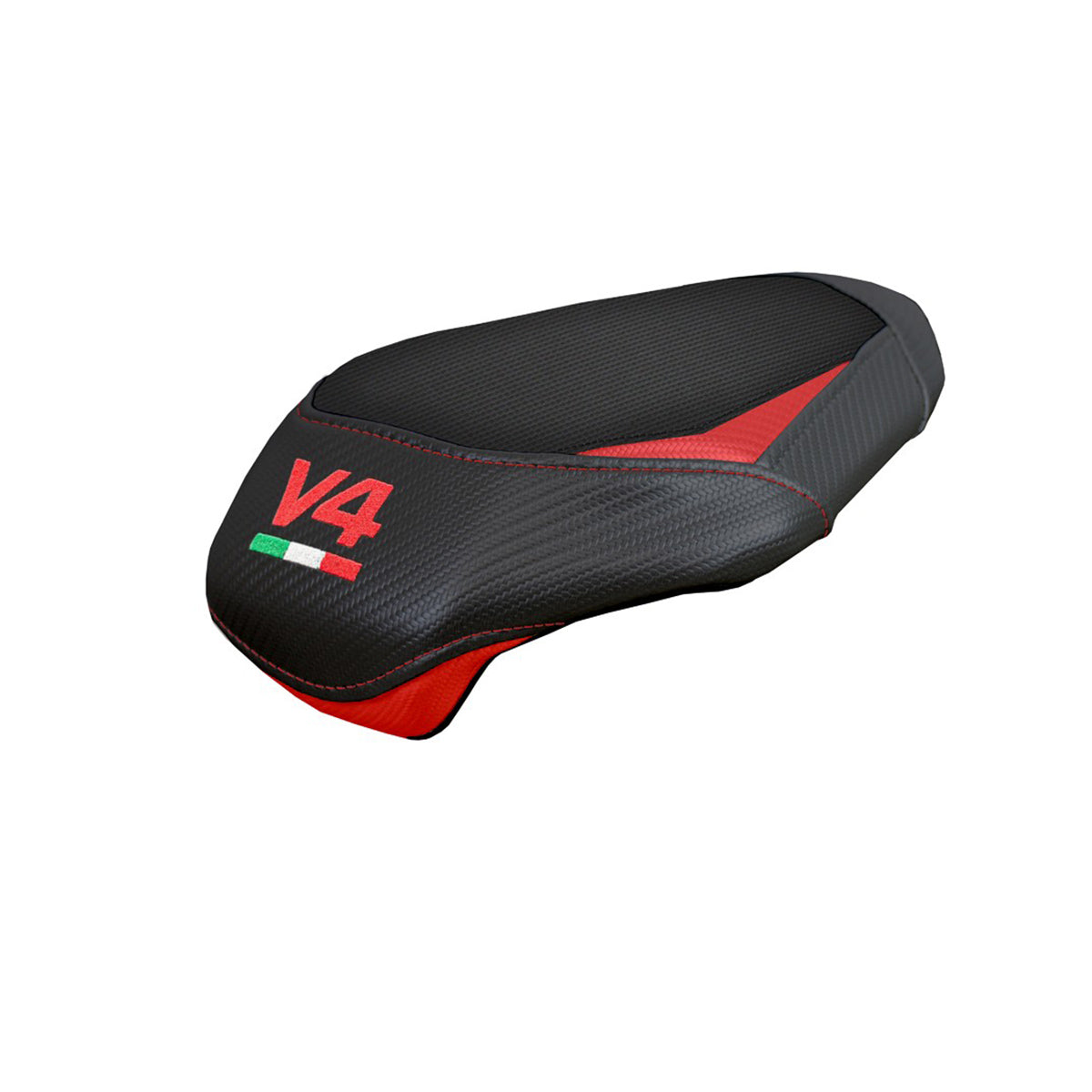 Ducati streetfighter V4 2025 Rear Seat Cover Tappezzeria Comfort Red Logo V4