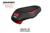 Ducati streetfighter V4 2025 Rear Seat Cover Tappezzeria Comfort Red Logo V4