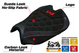 Ducati streetfighter V4 2025 Seat Cover Tappezzeria Black SE Logo V4