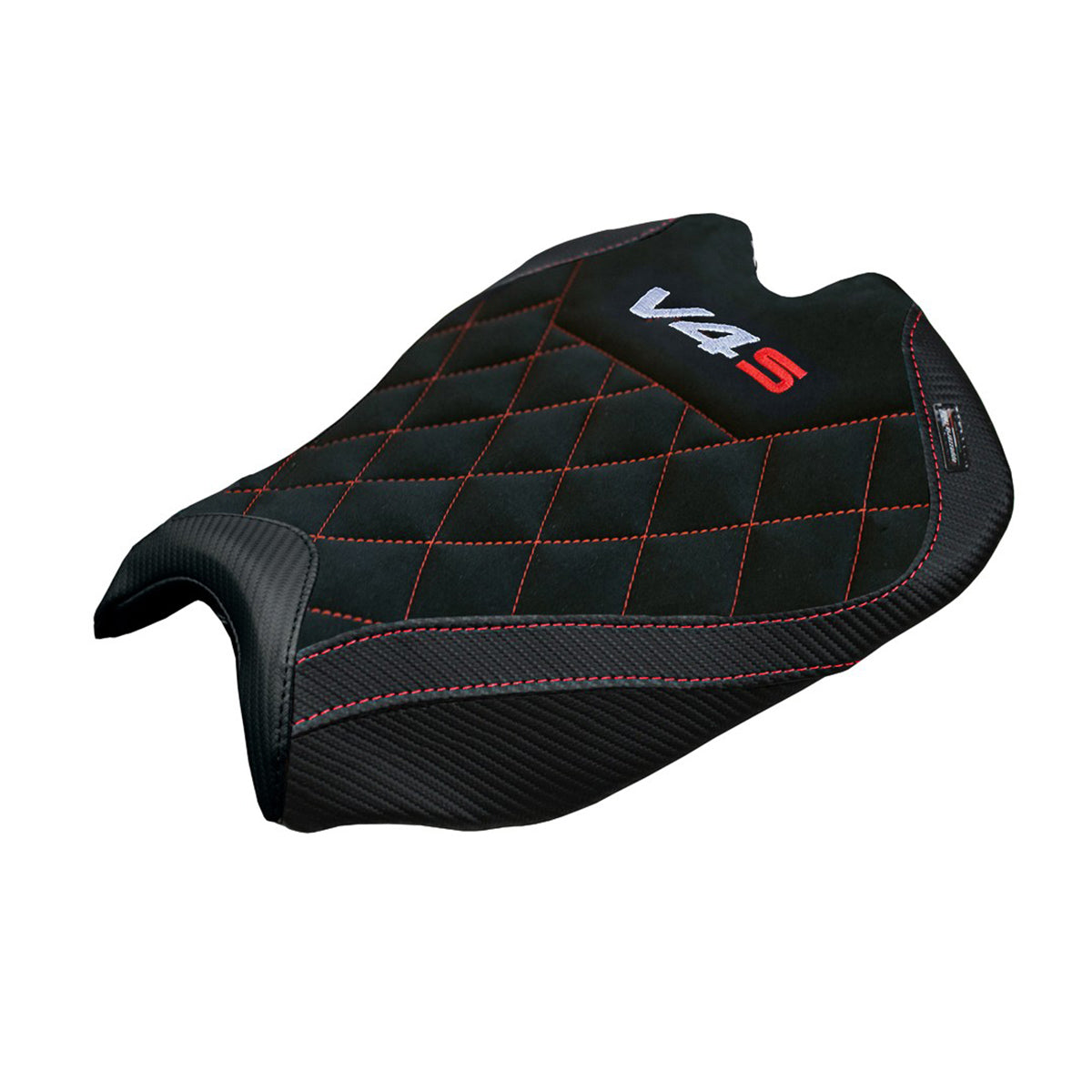 Ducati streetfighter V4 2025 Seat Cover Tappezzeria Black SE Logo V4S