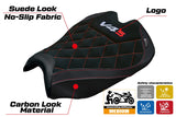 Ducati streetfighter V4 2025 Seat Cover Tappezzeria Black SE Logo V4S