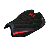 Ducati streetfighter V4 2025 Seat Cover Tappezzeria Red Black SE Logo V4