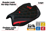 Ducati streetfighter V4 2025 Seat Cover Tappezzeria Red Black SE Logo V4