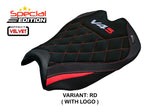 Ducati streetfighter V4 2025 Seat Cover Tappezzeria Red Black SE Logo V4S