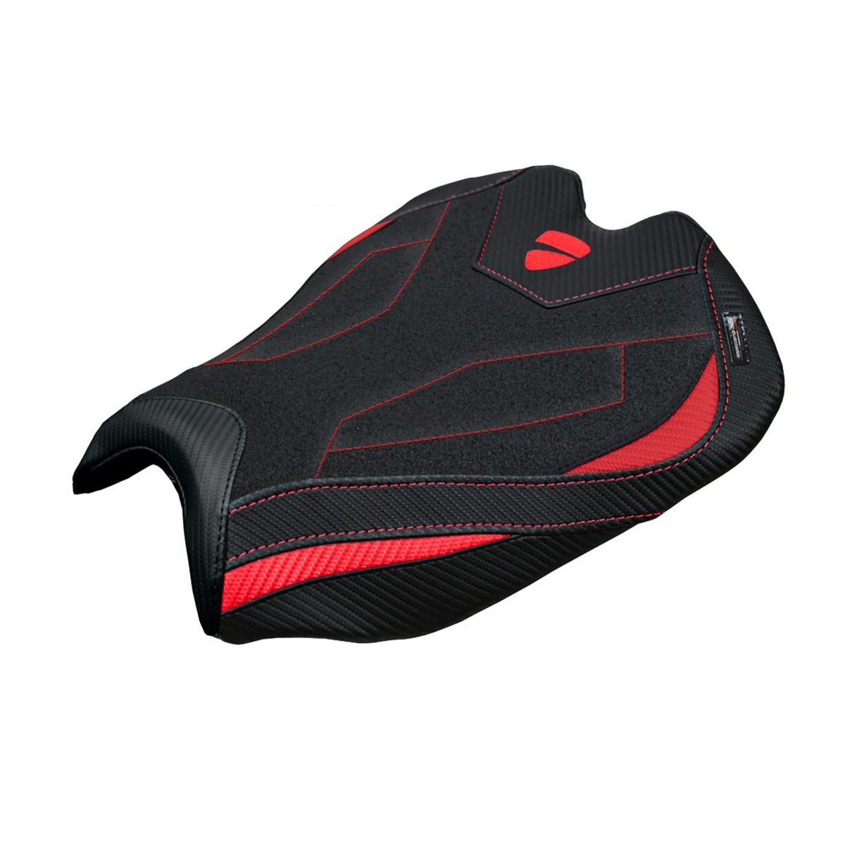 Ducati streetfighter V4 2025 Seat Cover Tappezzeria Ultragrip Red Black