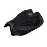 Ducati streetfighter V4 2025 Seat Cover Tappezzeria Velvet Black Logo V4