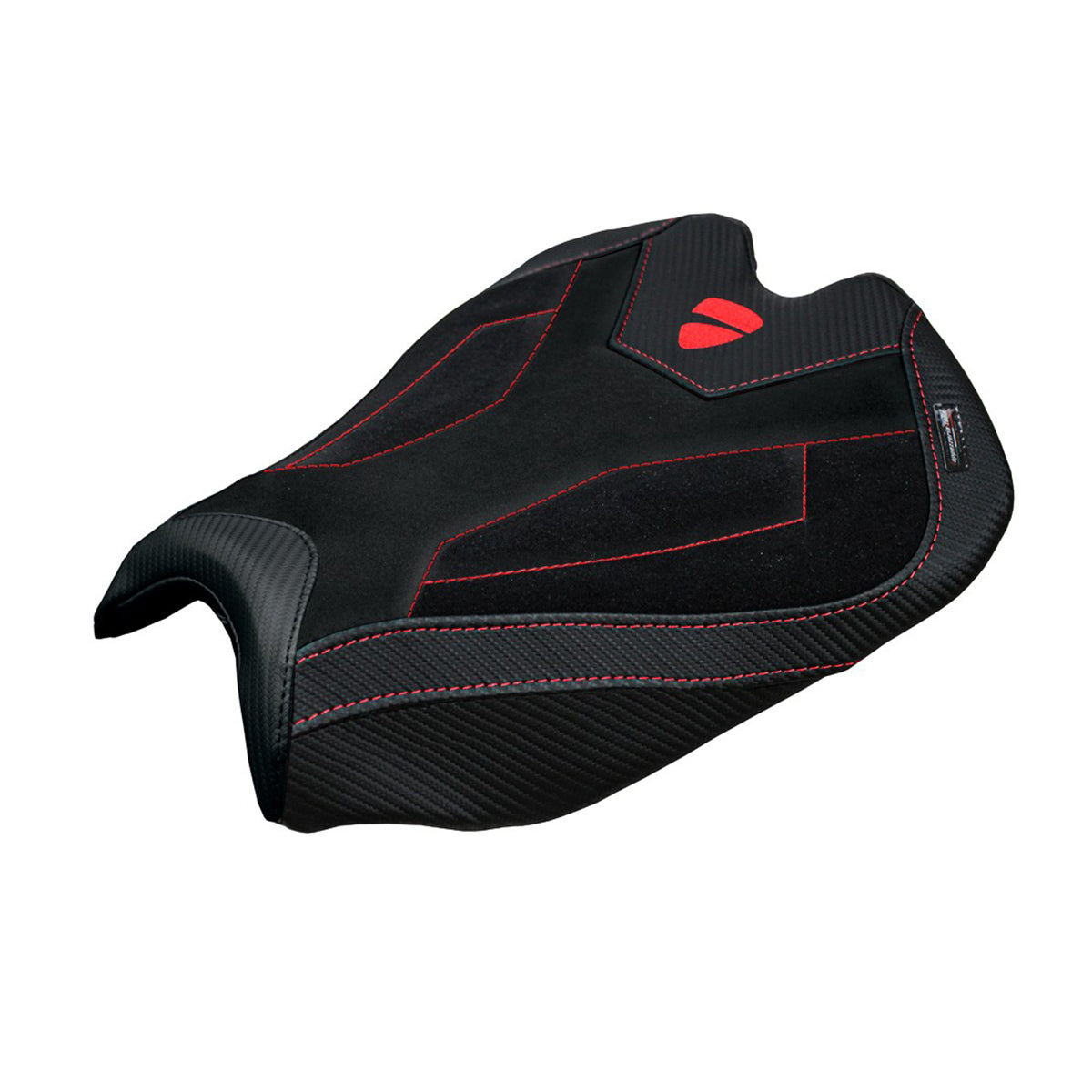 Ducati streetfighter V4 2025 Seat Cover Tappezzeria Velvet Black