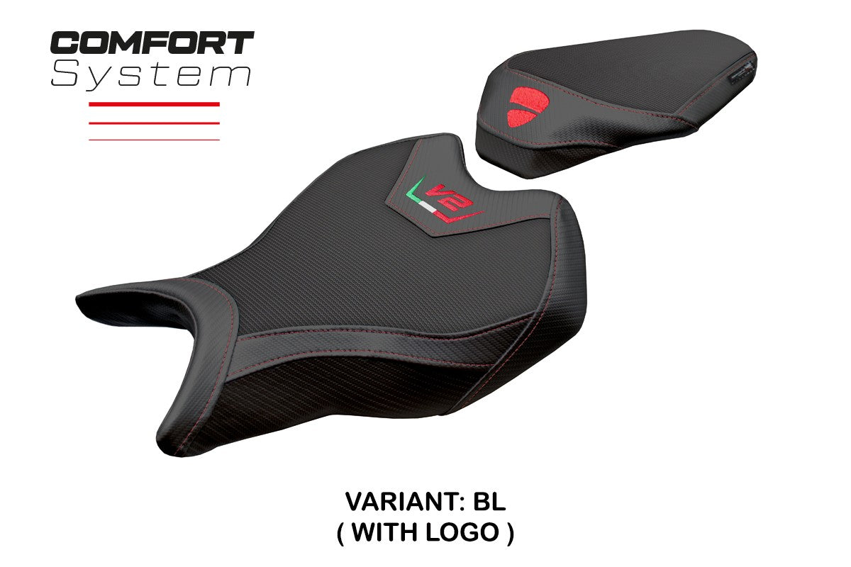 Ducati Streetfighter V2 2025 Seat Cover Tappezzeria Comfort Black
