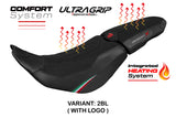 Ducati DesertX 2022-2024 Ultragrip Comfort Heated Seat Cover Tappezzeria Black