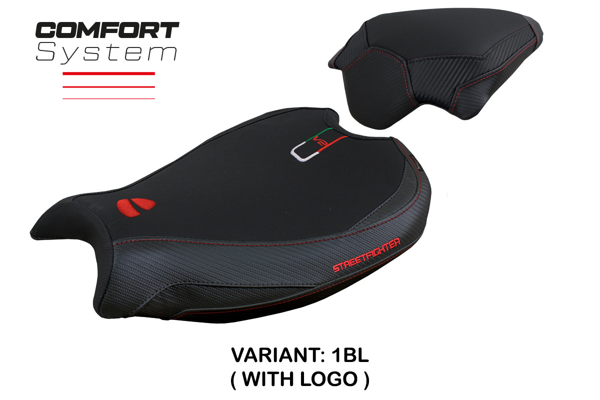 Ducati Streetfighter V2 Seat Cover Tappezzeria 2022 2023 Comfort Black