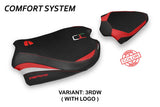 Ducati Streetfighter V4 Seat Cover Tappezzeria 2020-2023 Comfort Red White Black