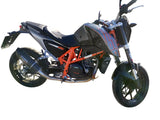 GPR Exhaust System Ktm Duke 690 2017-2020, Furore Evo4 Poppy, Slip-on Exhaust Including Removable DB Killer and Link Pipe