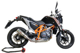 GPR Exhaust System Ktm Duke 690 2012-2016, M3 Titanium Natural, Slip-on Exhaust Including Removable DB Killer and Link Pipe